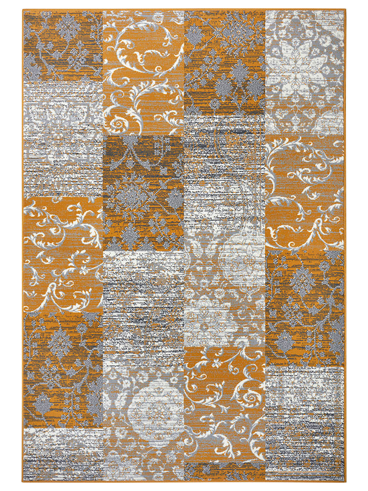 Hanse Home Dywan "Bloques" w kolorze musztardowo-jasnoszarym rozmiar: 80x150 cm