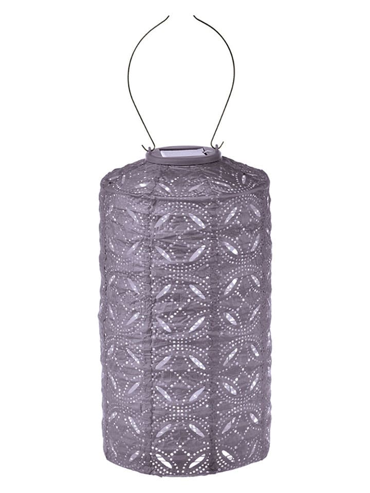 Lumiz Lampion solarny LED "Mandela Cylinder" w kolorze fioletowym - wys. 33 x Ø 18 cm rozmiar: onesize