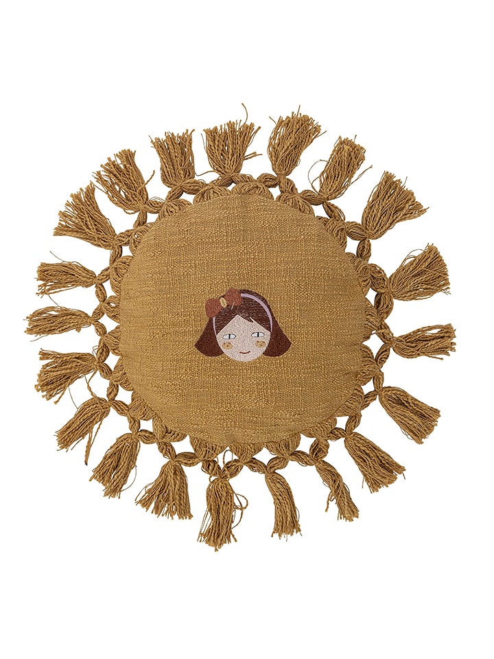 Bloomingville mini Poduszka "Elinna" w kolorze żółtym rozmiar: onesize