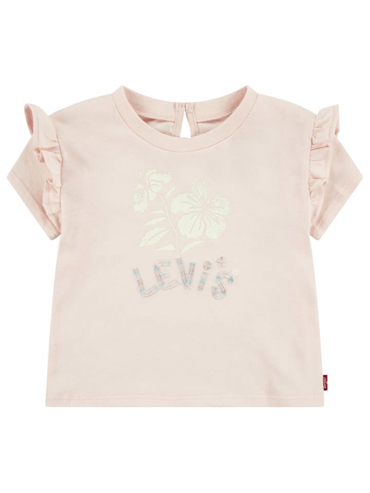 Levi's Kids Koszulka w kolorze beżowym rozmiar: 86