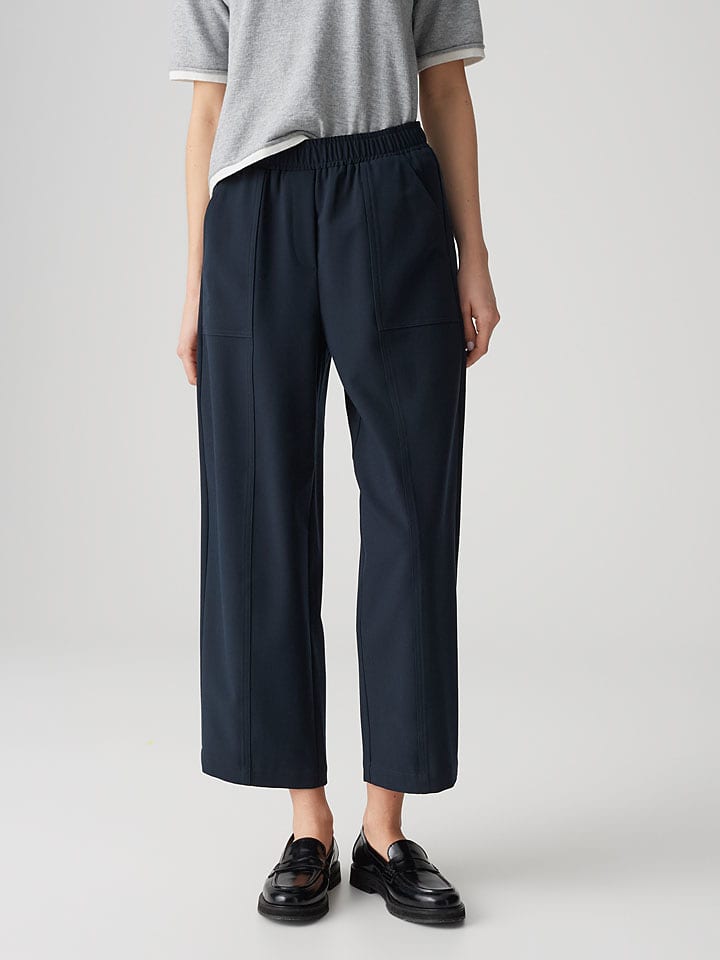 OPUS Spodnie w kolorze granatowym rozmiar: 38