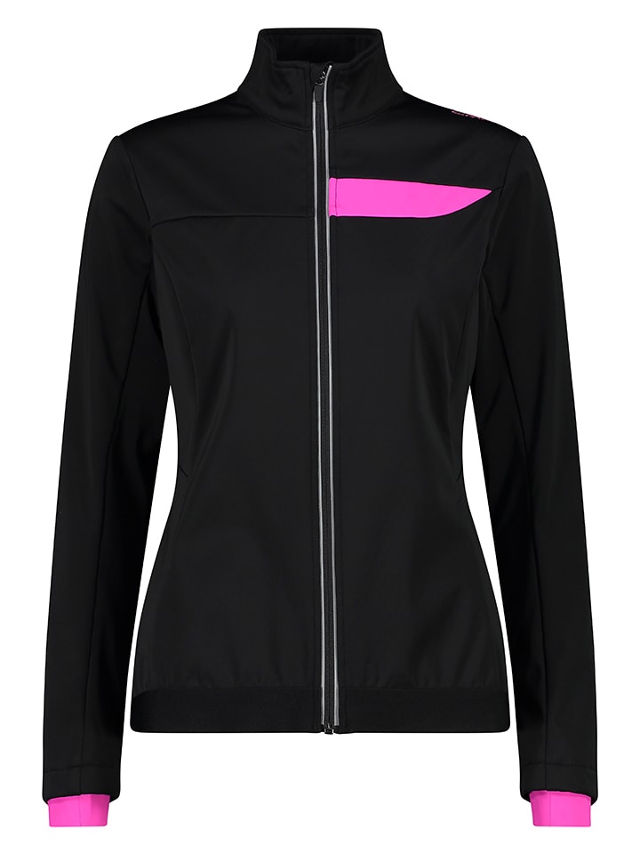 CMP Kurtka polarowa w kolorze czarno-różowym rozmiar: 48