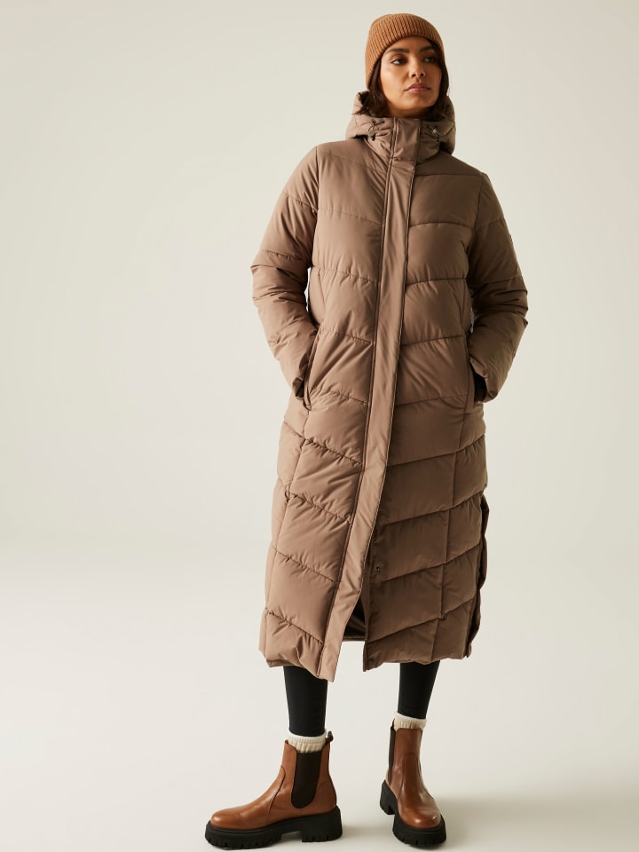 Regatta Płaszcz pikowany "Eloria" w kolorze karmelowym rozmiar: 44