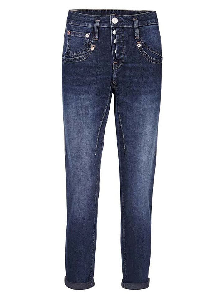 Herrlicher Dżinsy "Shyra" - Tapered fit - w kolorze granatowym rozmiar: W31