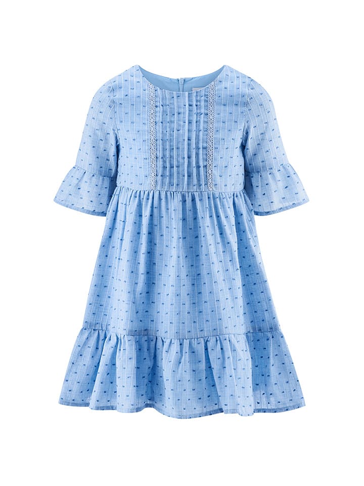 happy girls by Eisend Sukienka w kolorze niebieskim rozmiar: 128