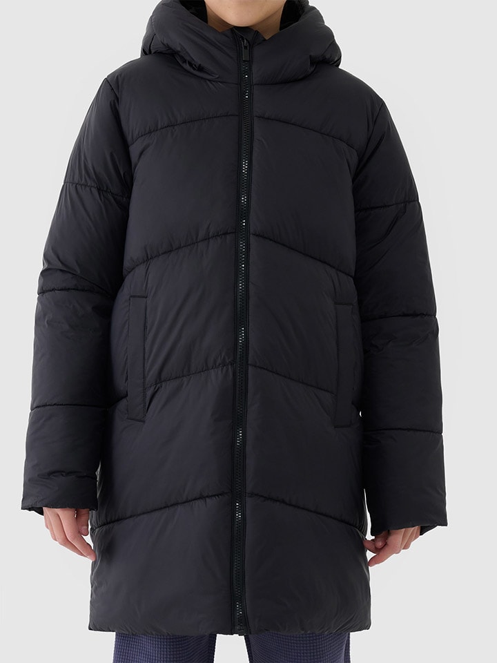 4F Kurtka pikowana w kolorze czarnym rozmiar: 158