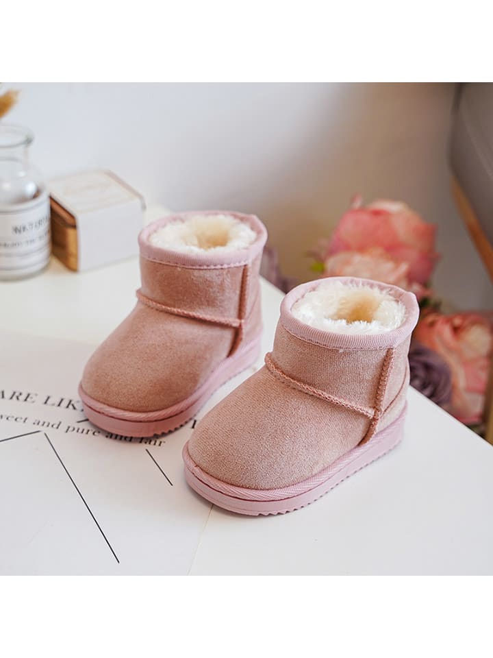 Rock & Joy Botki zimowe w kolorze jasnoróżowym rozmiar: 20