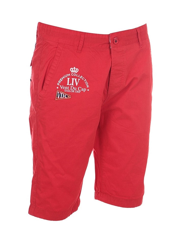 Peak Mountain Bermudy w kolorze czerwonym rozmiar: 152