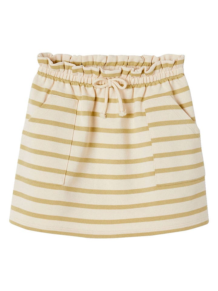 vertbaudet Spódnica w kolorze beżowo-jasnobrązowym rozmiar: 110