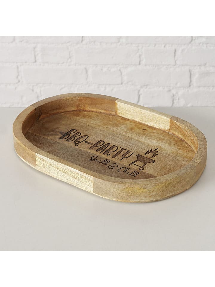 Boltze Taca "BBQ" w kolorze jasnobrązowym - dł. 19,5 cm rozmiar: onesize