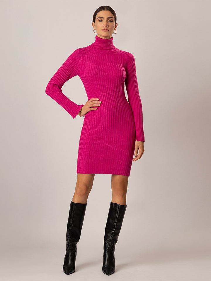 APART Sukienka dzianinowa w kolorze różowym rozmiar: 42