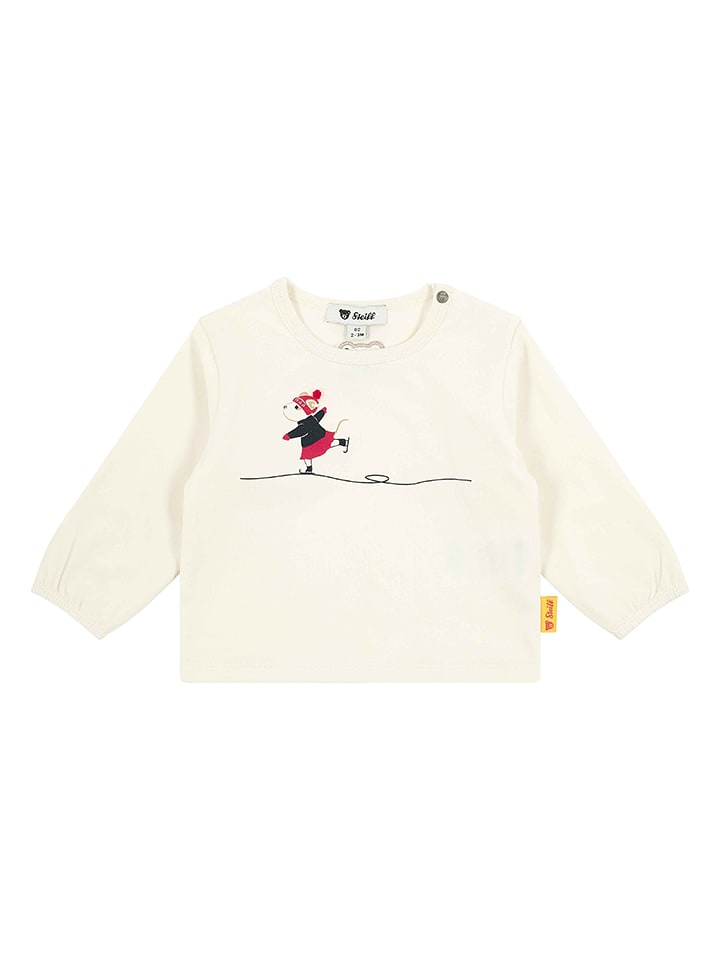 Steiff Koszulka w kolorze kremowym rozmiar: 68