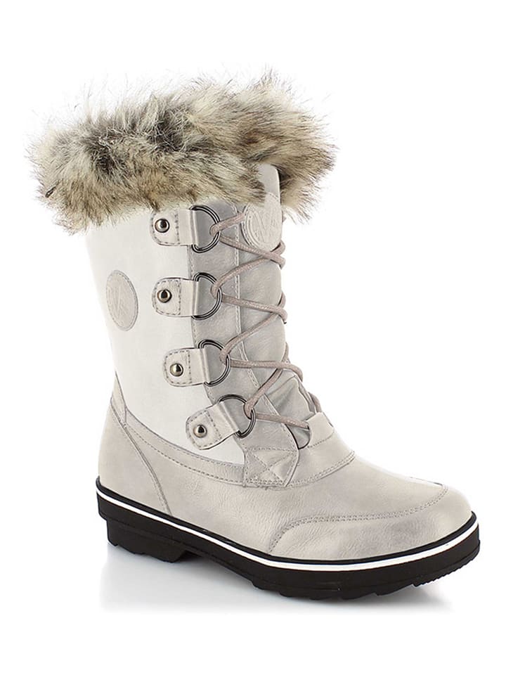 Kimberfeel Kozaki zimowe "Megeve" w kolorze białym rozmiar: 36