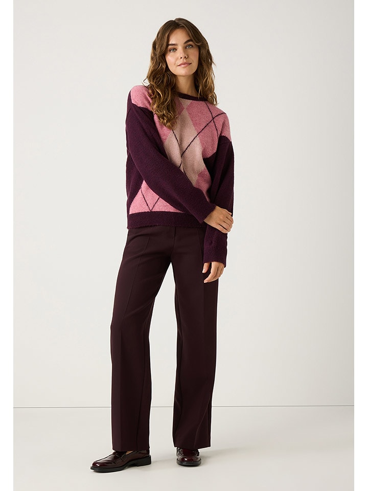 More & More Sweter w kolorze jasnoróżowo-bordowym rozmiar: 36