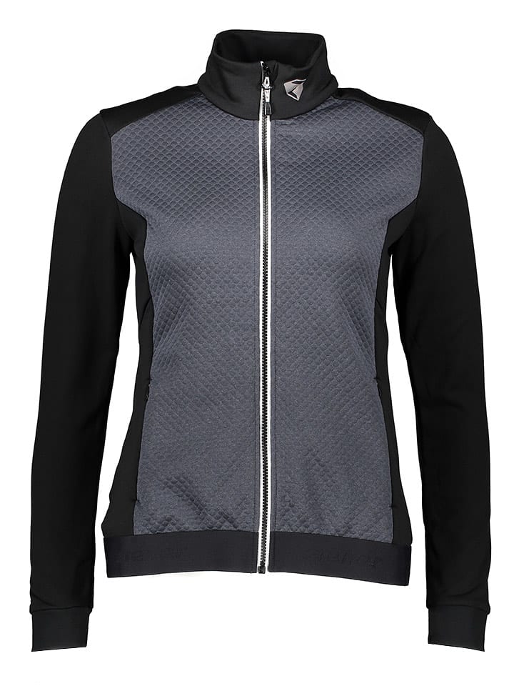 Ziener Kurtka sportowa "Nasika" w kolorze czarno-szarym rozmiar: 40