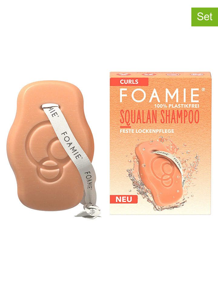 Foamie Szampony w kostce (4 szt.) "Squalan Muru" - po 80 g rozmiar: onesize