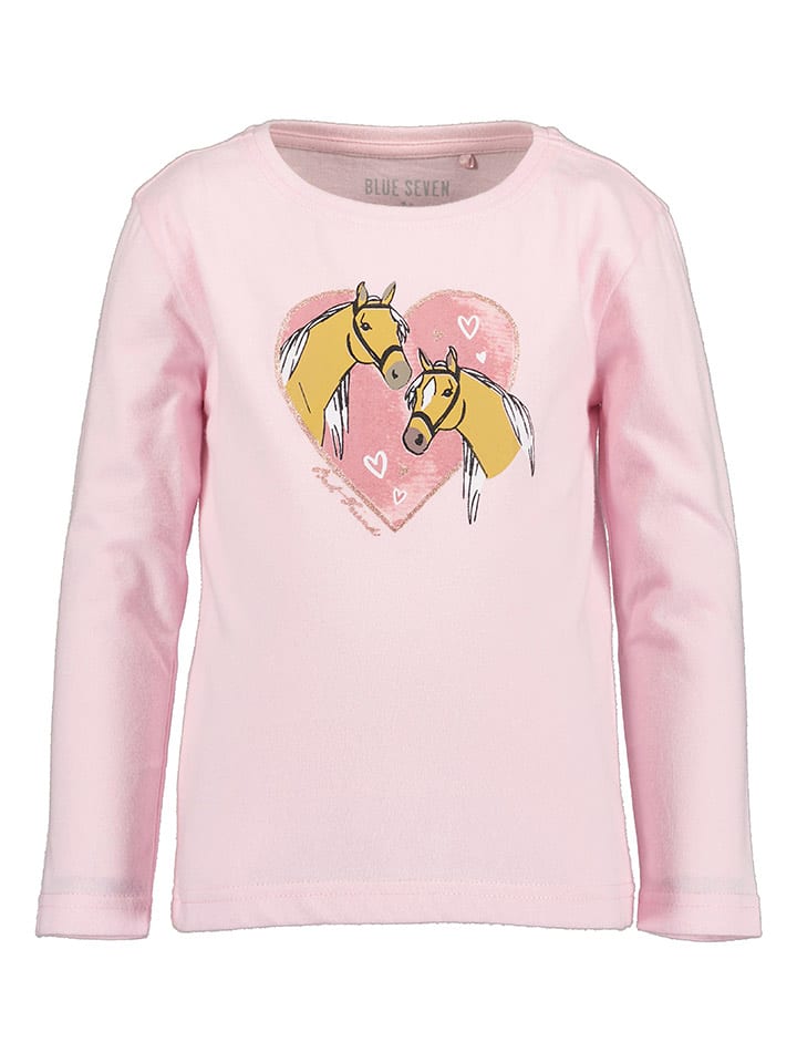 Blue Seven Koszulka w kolorze jasnoróżowym rozmiar: 92