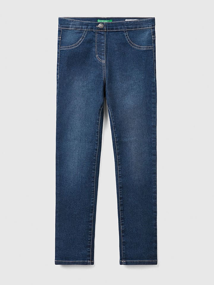 Benetton Jegginsy w kolorze niebieskim rozmiar: 150