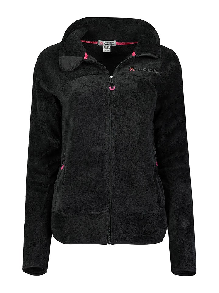 Canadian Peak Kurtka polarowa "Udilas" w kolorze czarnym rozmiar: XL