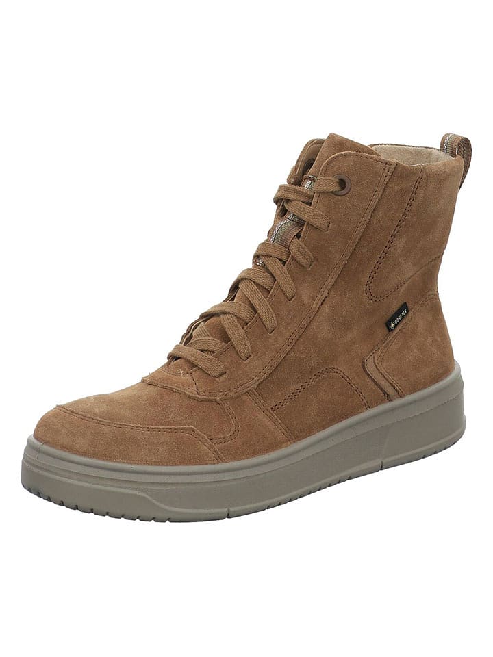 Legero Skórzane botki w kolorze jasnobrązowym rozmiar: 42