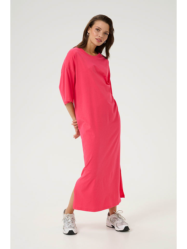 Kaffe Sukienka "Edna" w kolorze różowym rozmiar: XXL