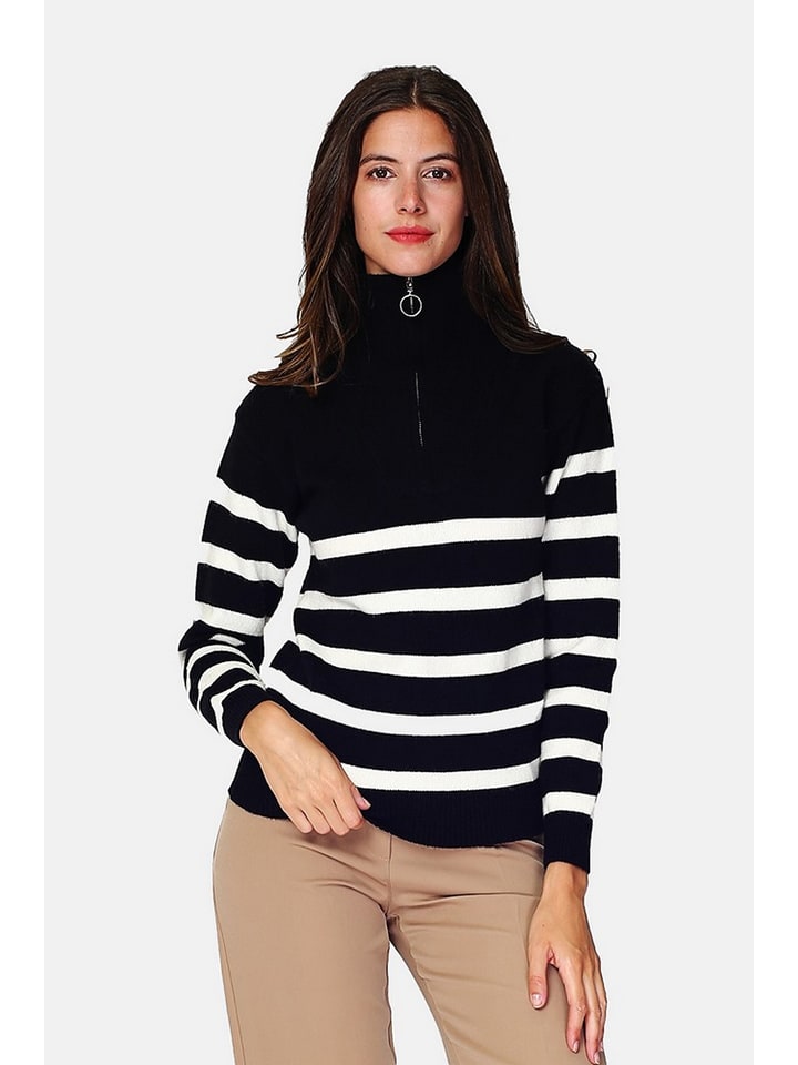 William de Faye Sweter w kolorze czarno-białym rozmiar: 36