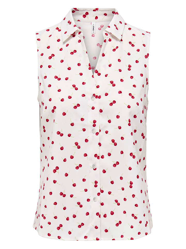 ONLY Bluzka w kolorze białym rozmiar: S