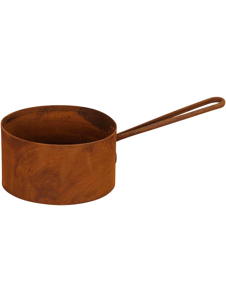 POSIWIO Doniczka w kolorze brązowym - wys. 11 x Ø 20 cm rozmiar: onesize