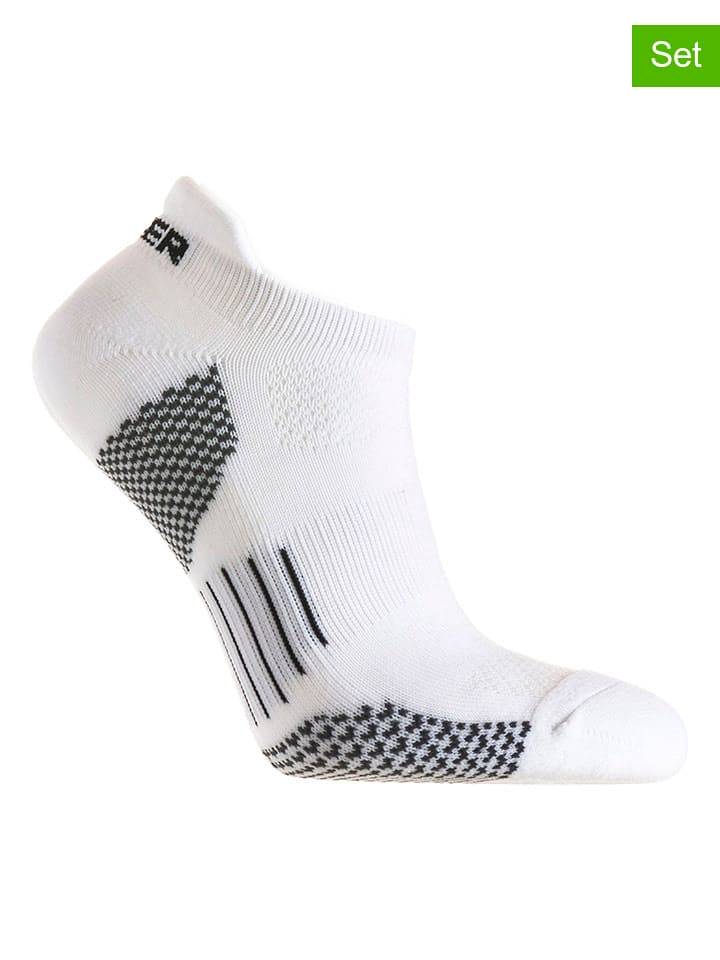 Seger Skarpety funkcyjne (3 pary) w kolorze biało-szarym rozmiar: 40-42