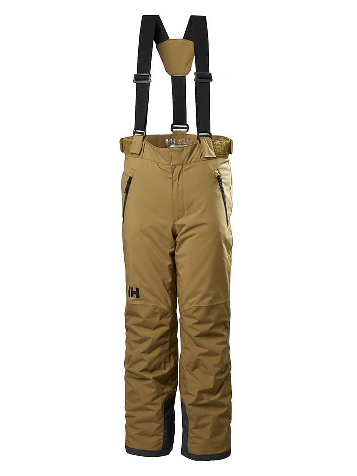 Helly Hansen Spodnie narciarskie "No Limits 2.0" w kolorze khaki rozmiar: 164