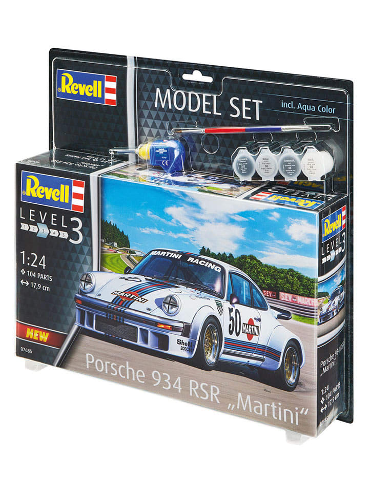 Revell Model "Porsche 934 RSR Martini" do złożenia - 10+ rozmiar: onesize