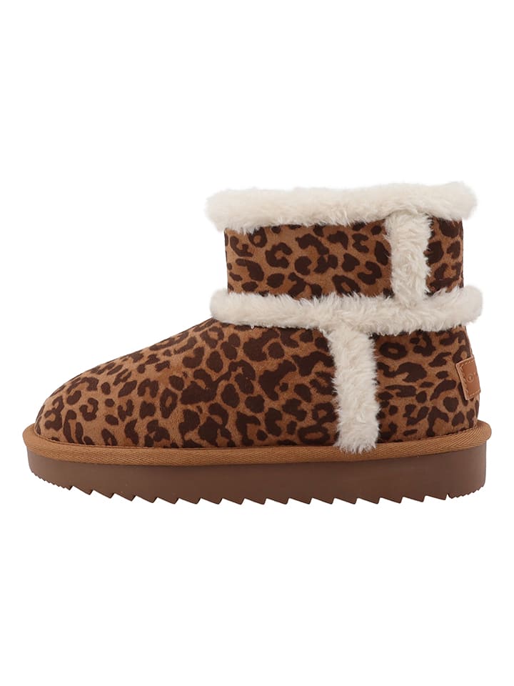 Tom Tailor Botki w kolorze jasnobrązowo-czarnym rozmiar: 36