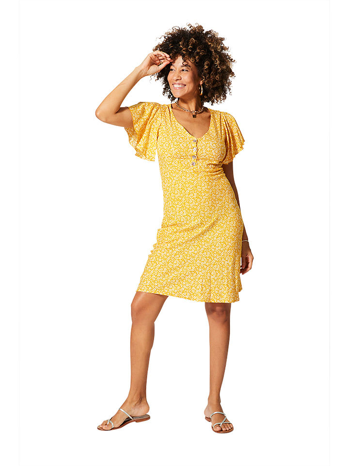 Aller Simplement Sukienka w kolorze żółtym rozmiar: 34/36