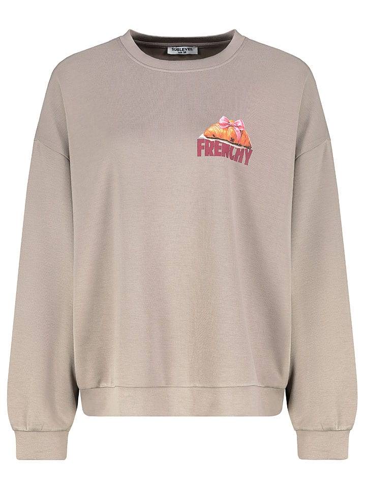 Sublevel Bluza w kolorze szaroróżowym rozmiar: S