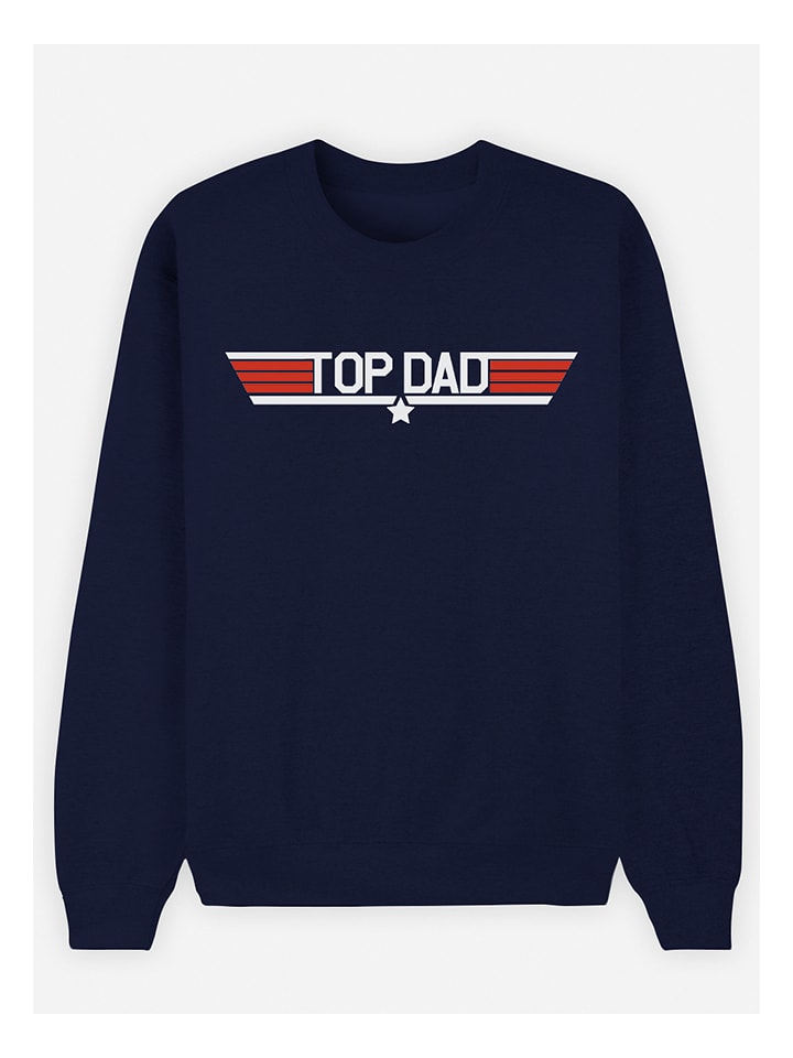 WOOOP Bluza "Top Dad" w kolorze granatowym rozmiar: S