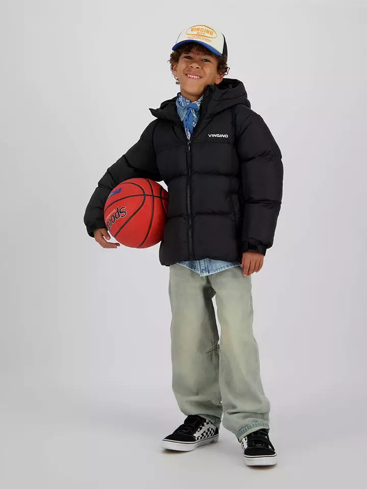 Vingino Kurtka zimowa "Thorther" w kolorze czarnym rozmiar: 152