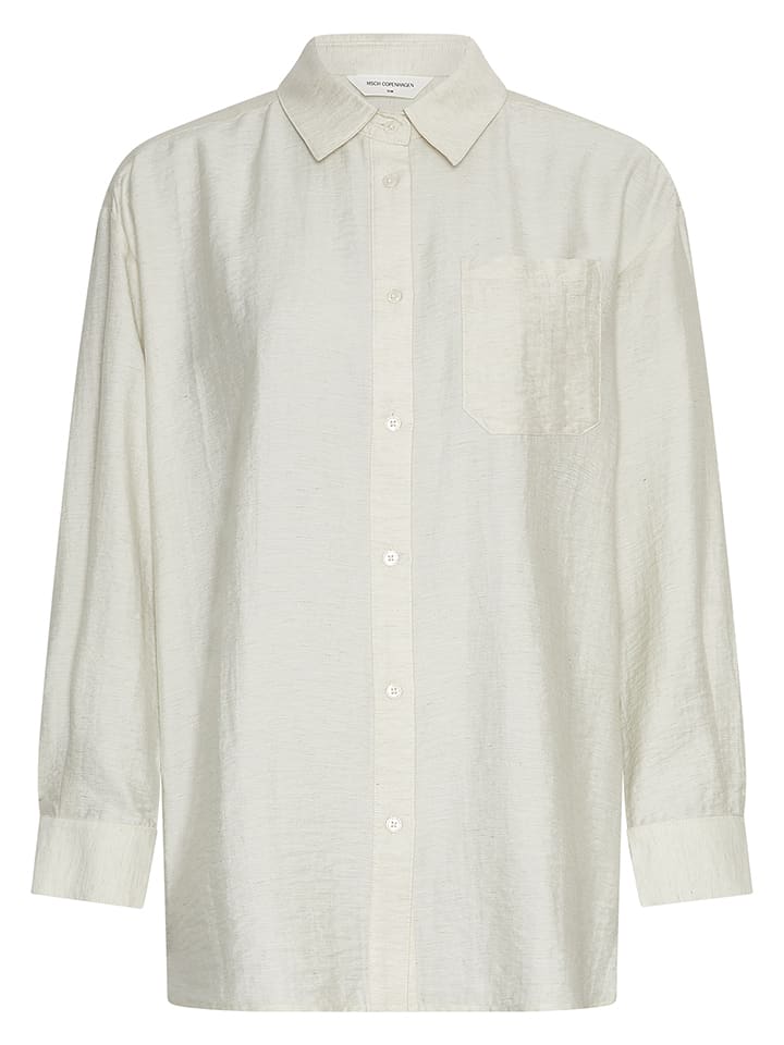 MOSS COPENHAGEN Koszula w kolorze białym rozmiar: M/L