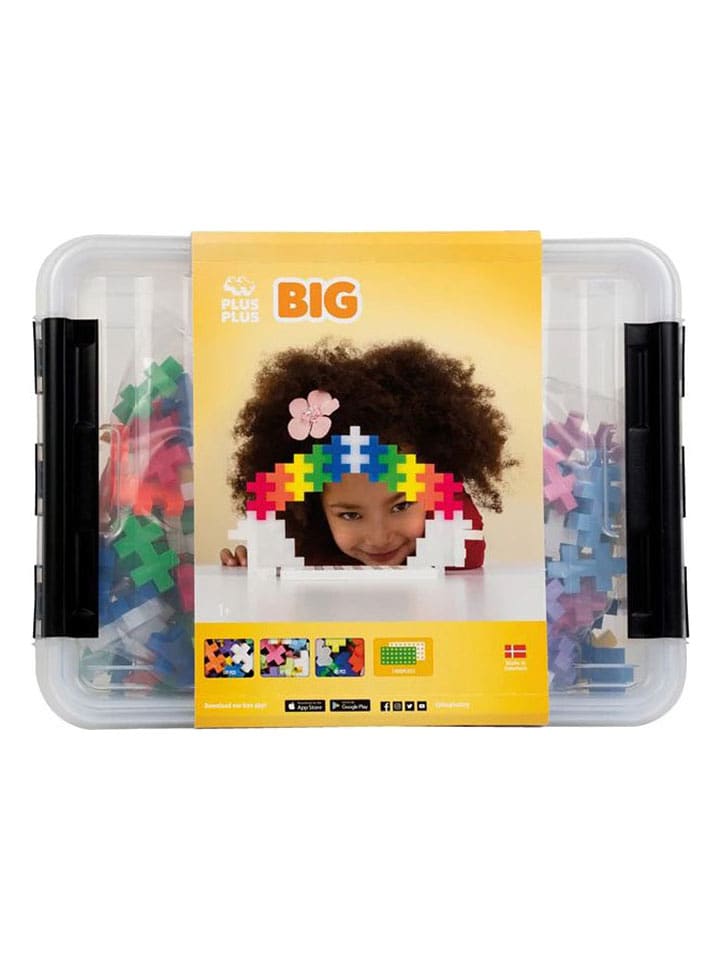 PLUS PLUS Klocki (46 szt.) "BIG Box Basic" - 1+ rozmiar: onesize