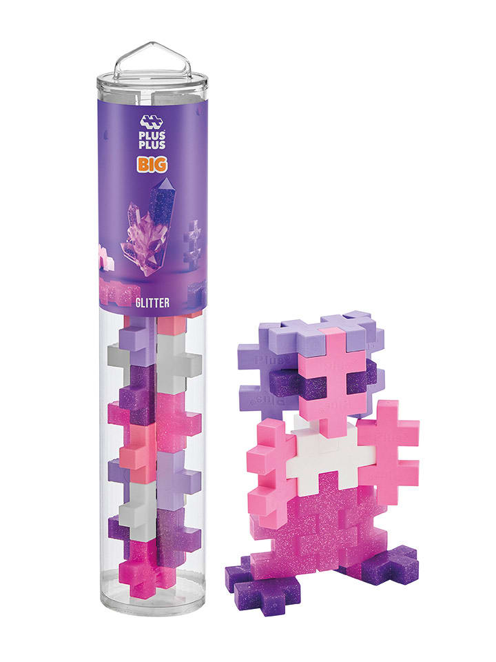 PLUS PLUS Klocki "BIG Glitter" - 5+ rozmiar: onesize