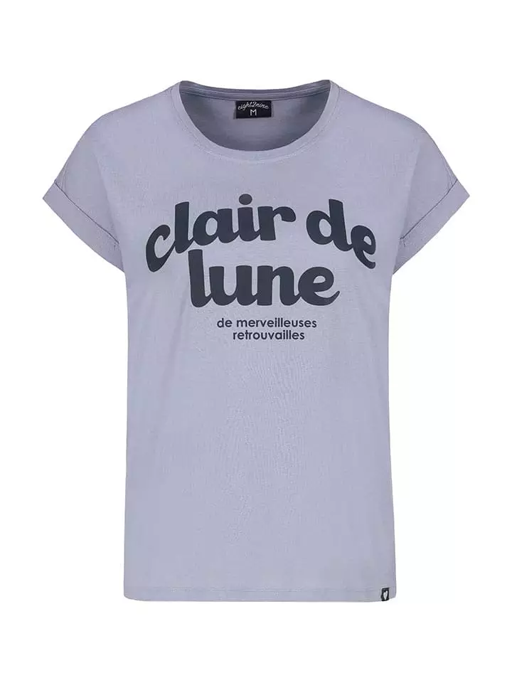 Eight2Nine Koszulka w kolorze lawendowym rozmiar: L