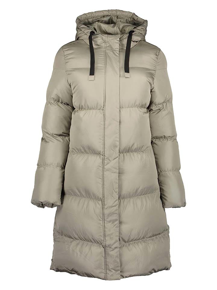 Blue Seven Płaszcz pikowany w kolorze szarobrązowym rozmiar: 36