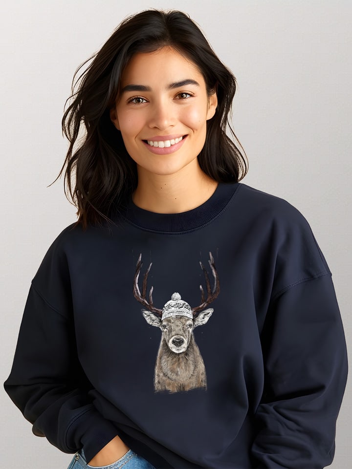 WOOOP Bluza "Let´s Go Outside" w kolorze granatowym rozmiar: XL