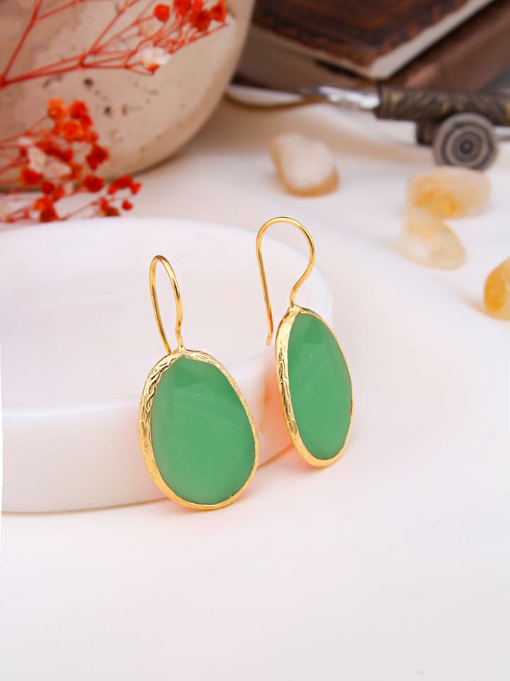 L'Atelier de Gaia Kolczyki z tygrysim okiem rozmiar: onesize