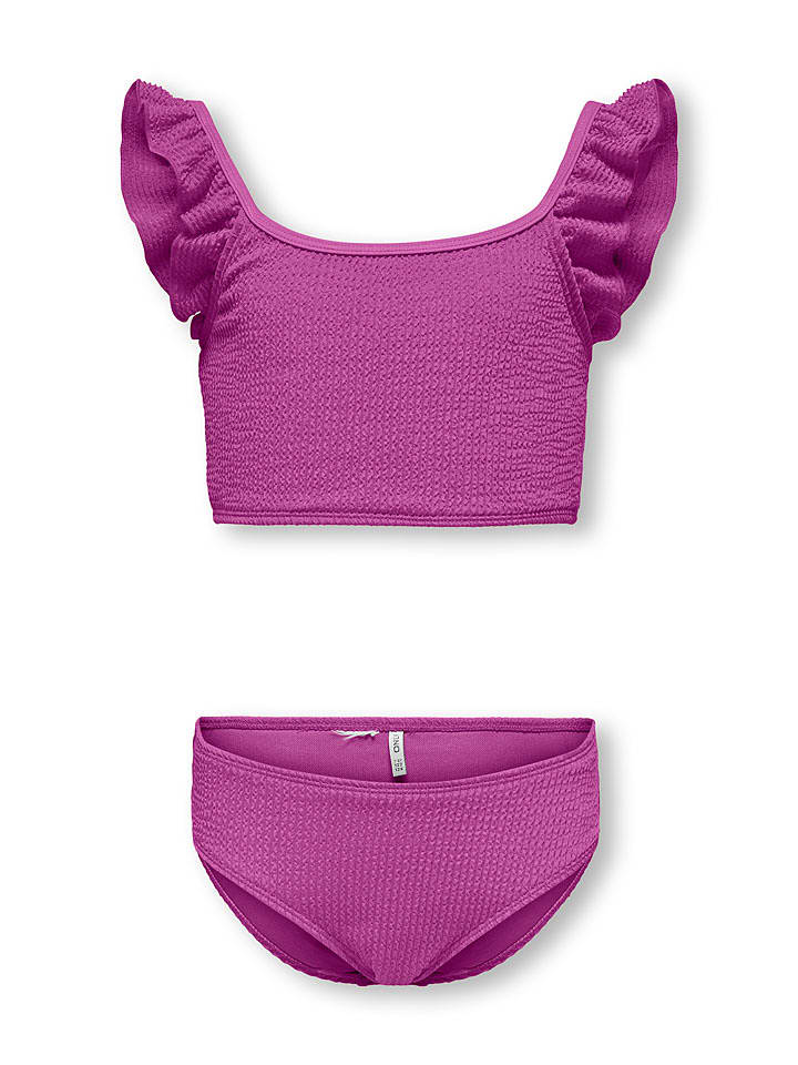 KIDS ONLY Bikini "Wave" w kolorze fioletowym rozmiar: 158/164