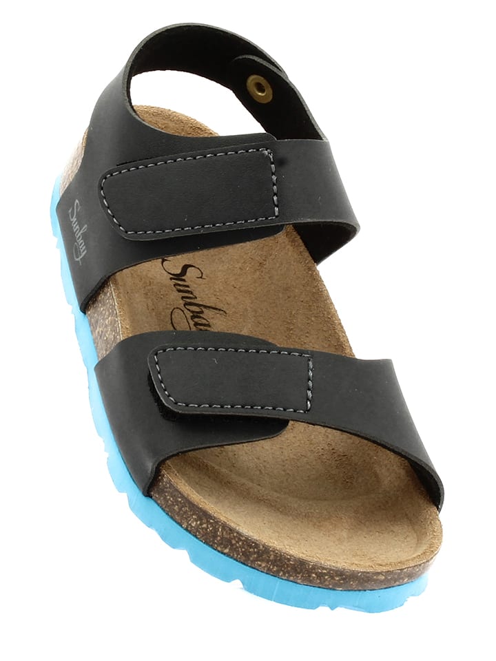 Sunbay Sandały "Aster" w kolorze antracytowym rozmiar: 28