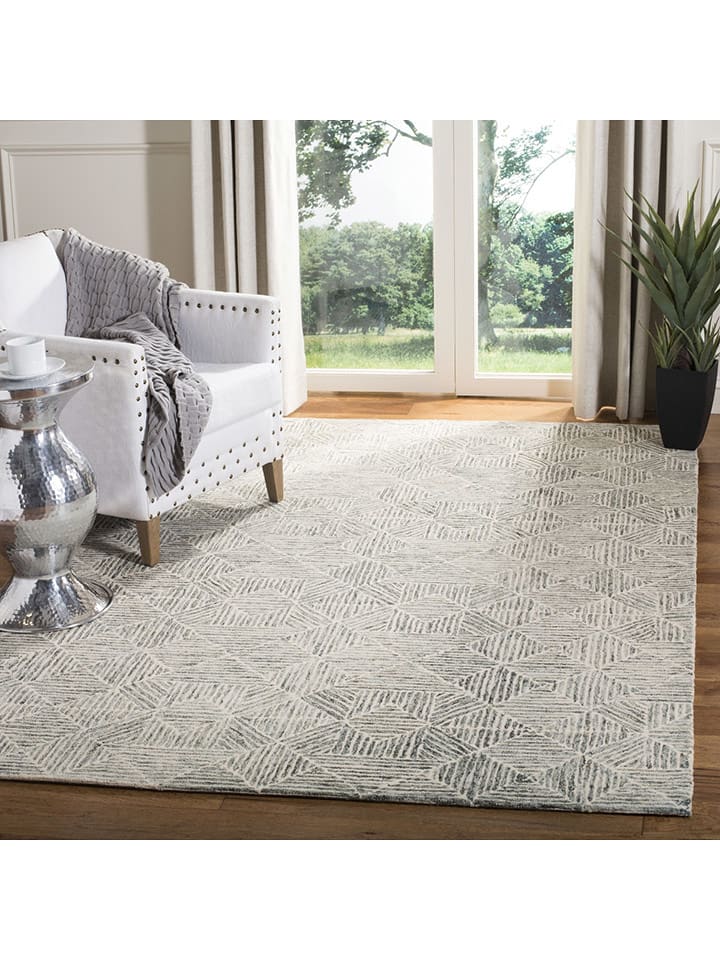 Safavieh Wełniany dywan w kolorze zielono-kremowym rozmiar: 183x274 cm