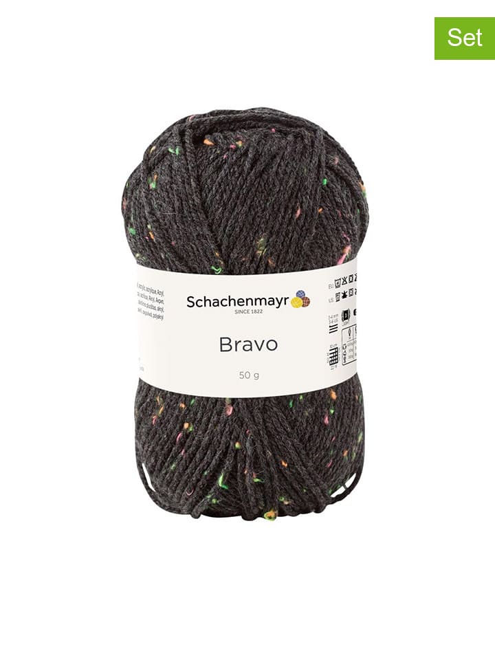 Schachenmayr since 1822 Przędza z tworzywa sztucznego (20 szt.) "Bravo" w kolorze brązowym - 20 x 50 g rozmiar: onesize