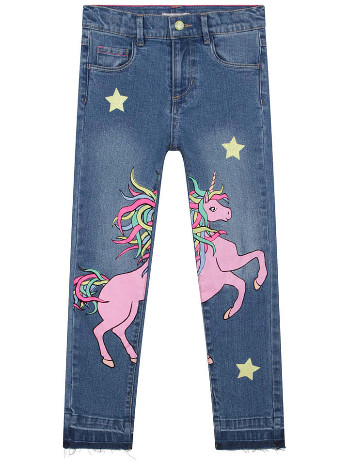 Billieblush Dżinsy - Slim fit - w kolorze niebieskim rozmiar: 92