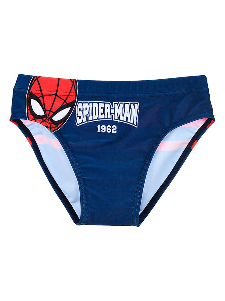 Spiderman Kąpielówki "Spider-Man" w kolorze granatowo-czerwonym rozmiar: 128