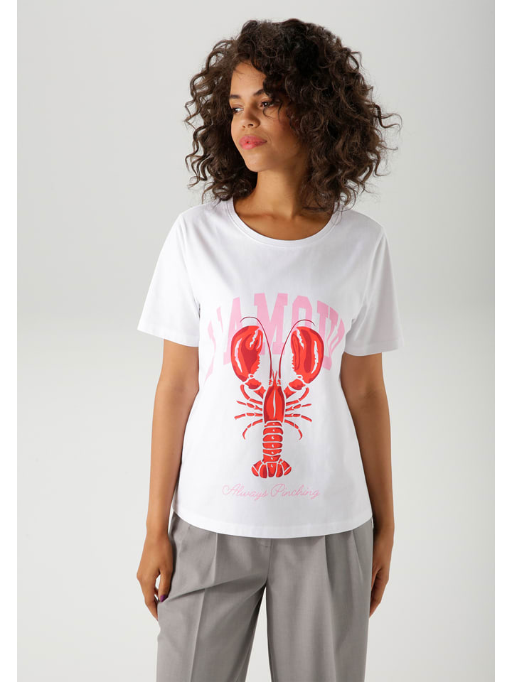 Aniston Koszulka w kolorze białym rozmiar: 40